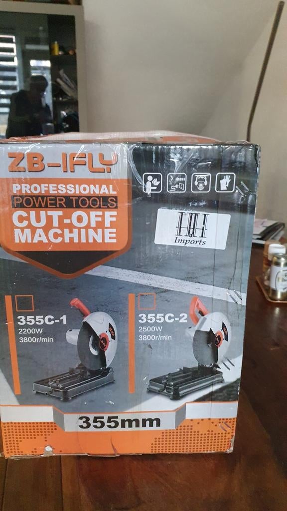 ZB-IFLY Afkortzaag 355mm - Nieuw in doos, Ophalen, ZB-IFLY, 70 mm of meer, Nieuw
