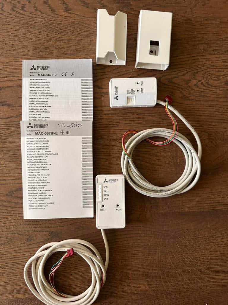 2 x wifi-adapter Mitsubishi Airco WIFI module - MELCloud, Witgoed en Apparatuur, Airco's, Nieuw, Wandairco, 100 m³ of groter, 3 snelheden of meer