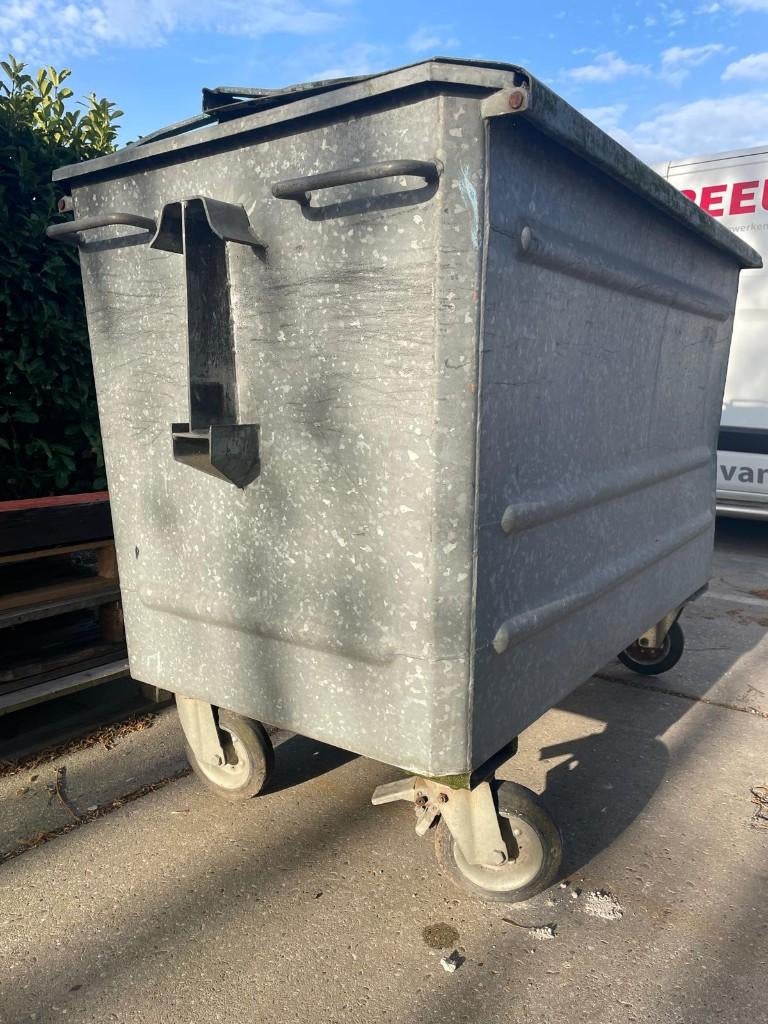 Twee stalen rolcontainers, 100 liter of meer, Ophalen, Zo goed als nieuw, Transportkar