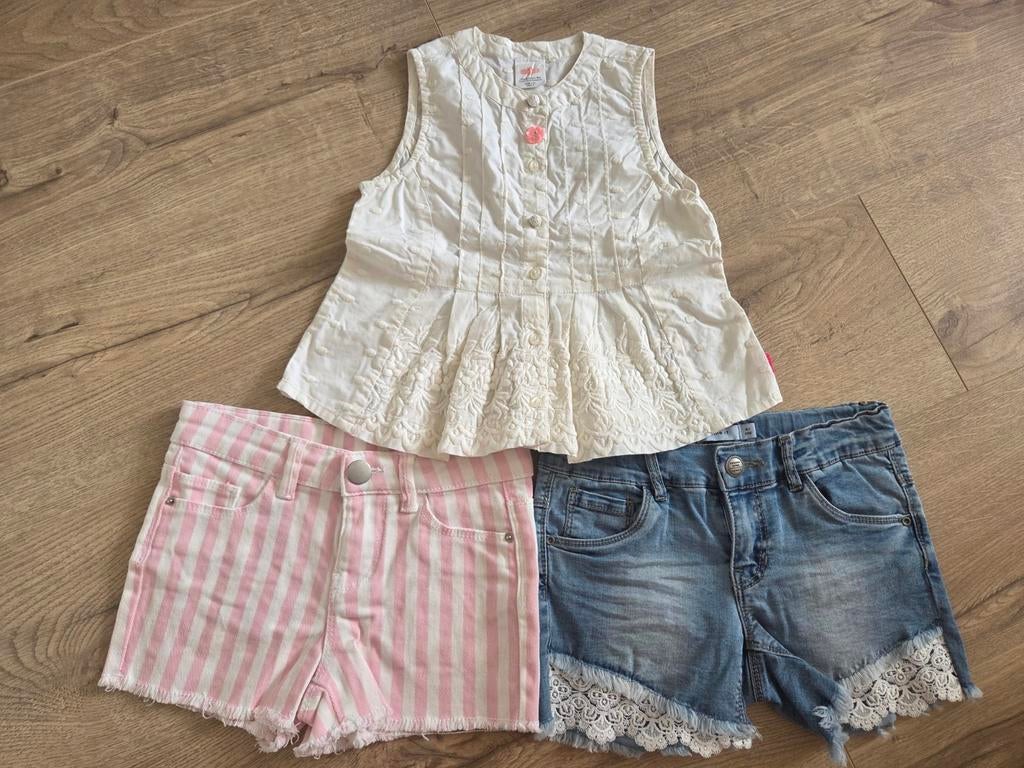 Zomers meisjes setje Maat 116, Kinderen en Baby's, Kinderkleding | Maat 116, Broek, Meisje, Ophalen of Verzenden, Zo goed als nieuw