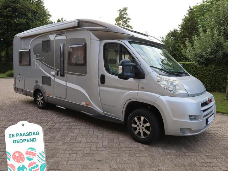 Bürstner Solano T 615 Frans bed, Caravans en Kamperen, Campers, Bedrijf, tot en met 4, Half-integraal, Bürstner, Fiat, Diesel