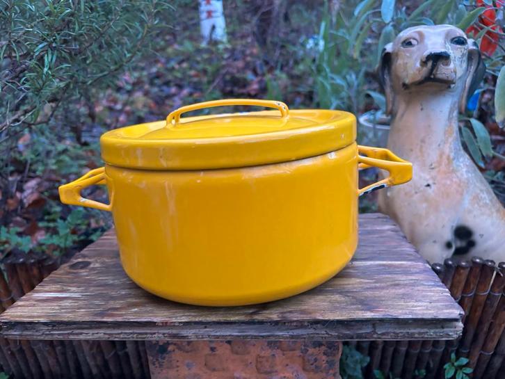 Arabia Wärtssilä Finland geemailleerde pan 20cm zeldzaam, Huis en Inrichting, Keuken | Potten en Pannen, Gebruikt, Kookpan of Snelkookpan