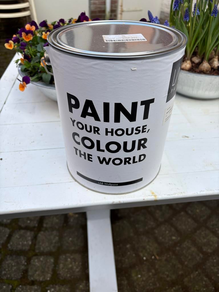 LAB Paint Jasmin Blend no. 467 - 2x 5L Muurverf (ongeopend), Ophalen, Overige kleuren, 5 tot 10 liter, Nieuw