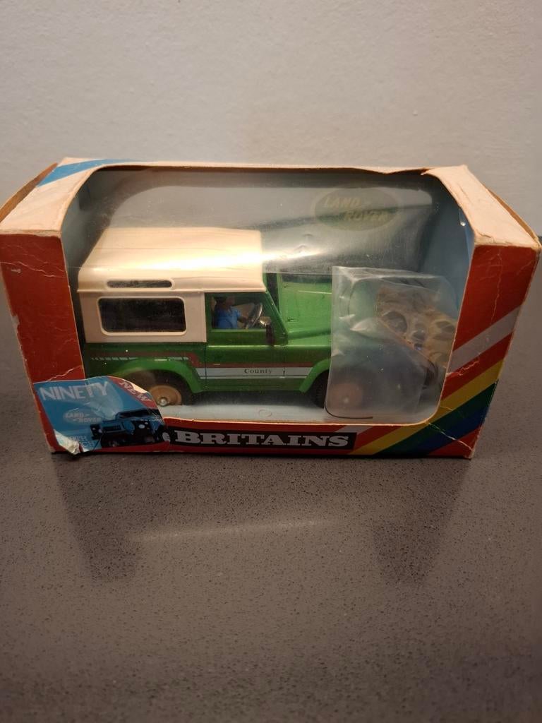 Te koop britains, landrover in doos, Ophalen of Verzenden, Tractor of Landbouw, Britains