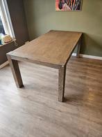 eettafel uitschuifbaar Henders&Hazel 190x100 acacia hout, Huis en Inrichting, Tafels | Eettafels, Ophalen, Gebruikt, 200 cm of meer