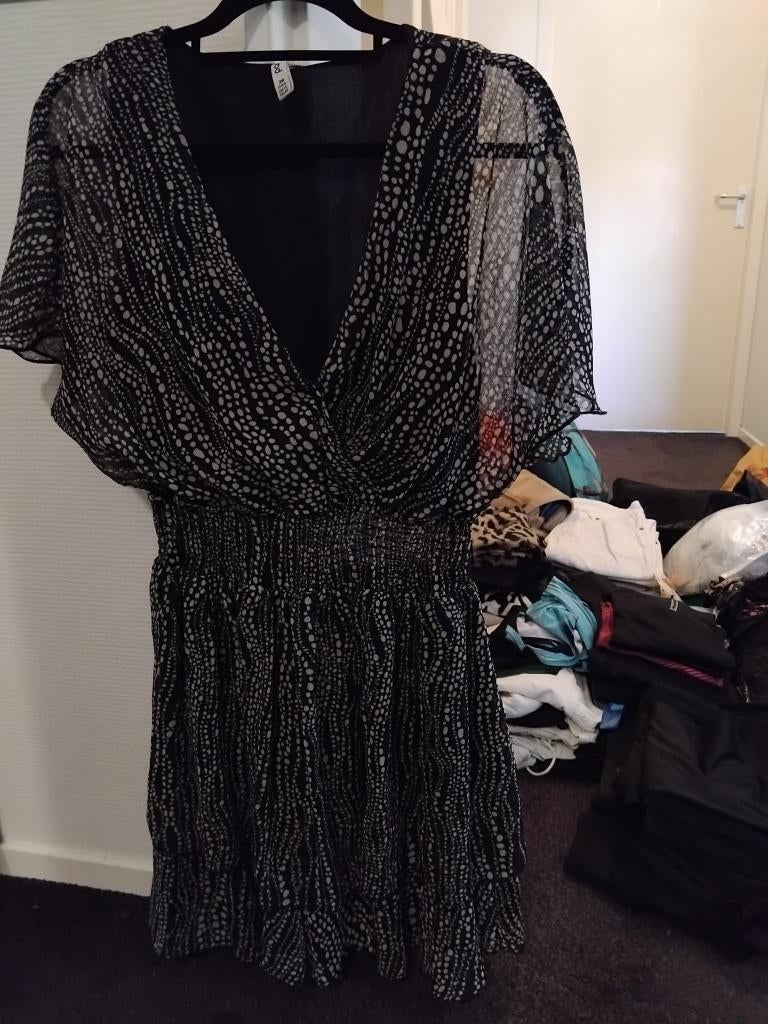 dames tuniek, Kleding | Dames, Blouses en Tunieken, Gedragen, Maat 38/40 (M), Zwart, Ophalen