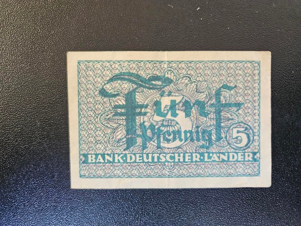 (West) Duitsland pick 11a 1948 zf+, Ophalen of Verzenden, Duitsland, Los biljet