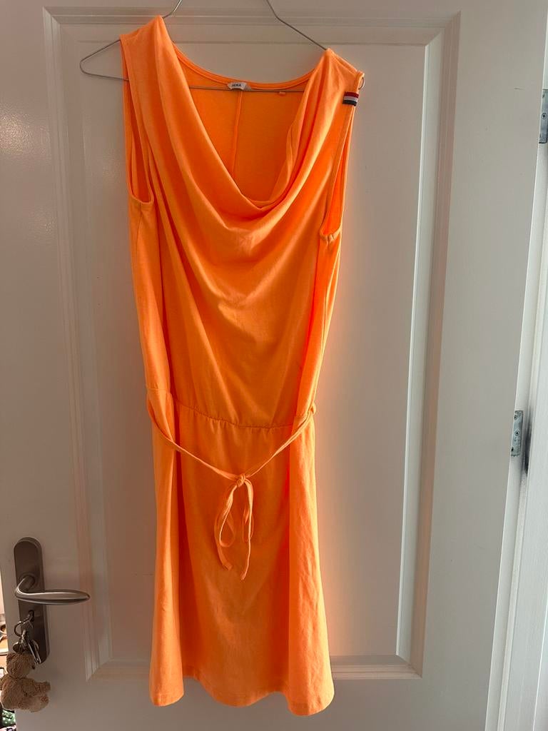 Oranje jurk, Maat 42/44 (L), Nieuw, Oranje, Ophalen of Verzenden