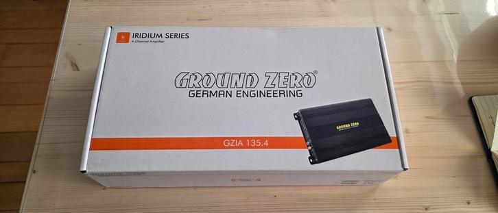 Ground Zero Iridium GZIA 135.4 autoversterker, Auto diversen, Autospeakers, Zo goed als nieuw, Ophalen of Verzenden
