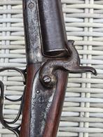 Prachtig antiek dubbelloops penvuur jachtgeweer, Ophalen of Verzenden