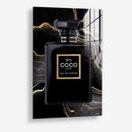 glas schilderij channel, Huis en Inrichting, Woonaccessoires | Schilderijen, Tekeningen en Foto's, Ophalen of Verzenden, Zo goed als nieuw