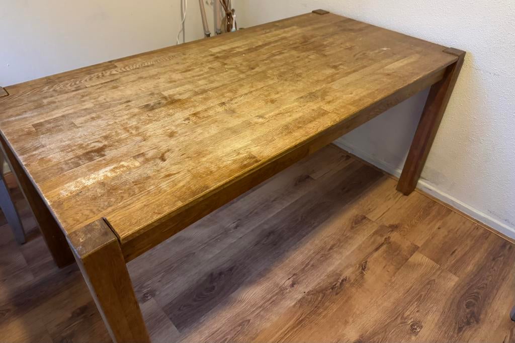 Eettafel 180x60cm - GRATIS OPHALEN, Huis en Inrichting, Ophalen, Gebruikt, 50 tot 100 cm, 150 tot 200 cm