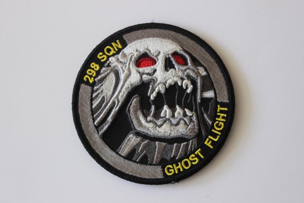 3d patch 298 sqn  rnlaf  ch-47f  ghost  flight, Verzenden, Zo goed als nieuw, Patch, Badge of Embleem