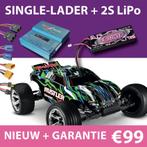 AANBIEDING voor Traxxas Rustler 2WD lipo + lader €99 NIEUW!, Hobby en Vrije tijd, Modelbouw | Radiografisch | Auto's, Elektro