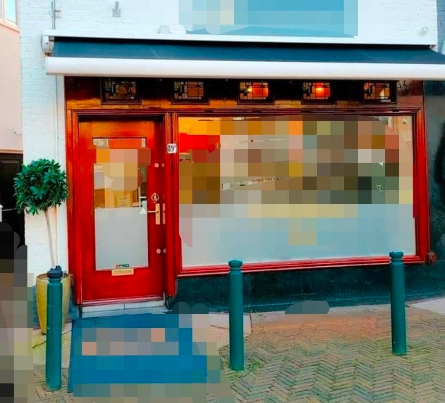 Zwart Knikarmscherm met Witte Cassette 4,5m breed 2m uitval, Ophalen, Zo goed als nieuw, Knikarmscherm