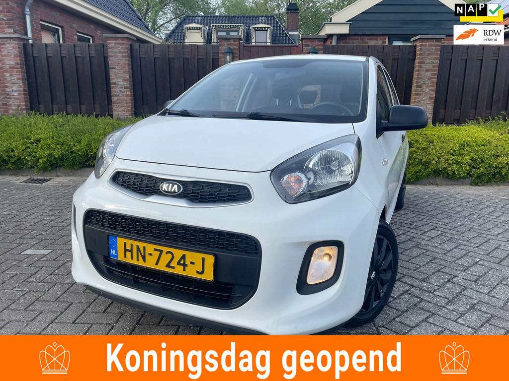 Kia Picanto 1.0 CVVT EconomyLine 5drs ISOFIX GROOT SCHERM NA, Auto's, Kia, Voorwielaandrijving, Euro 5, Stof, Gebruikt
