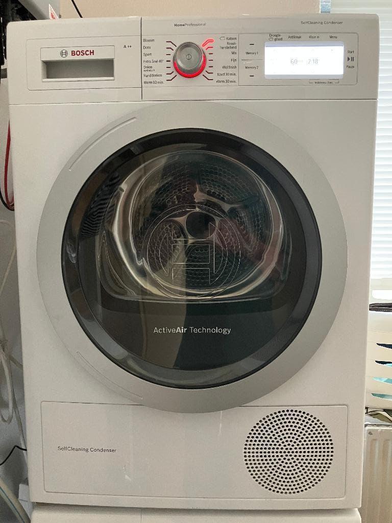 Gratis Wasdroger Bosch met warmtepomp WTY87700NL, Witgoed en Apparatuur, Wasdrogers, Ophalen, 6 tot 8 kg, Gebruikt, Minder dan 85 cm