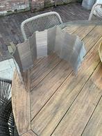 Camping kooktoestel met windscherm en gasbussen, Ophalen of Verzenden, Zo goed als nieuw