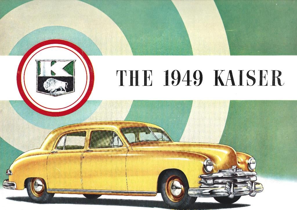 Kaiser 1949 folder amerikaanse auto (KA49), Ophalen of Verzenden, Zo goed als nieuw, Overige merken