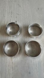 4 verzilverde servetringen., Antiek en Kunst, Ophalen of Verzenden, Zilver