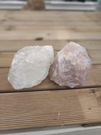 Bergkristal en rozenkwarts, Ophalen of Verzenden