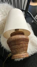 Rieten tafellamp, Ophalen of Verzenden, Zo goed als nieuw, 50 tot 75 cm