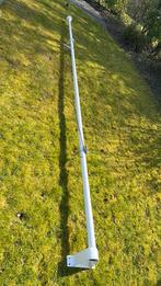 Vlaggenmast 6 mtr, Ophalen, Gebruikt