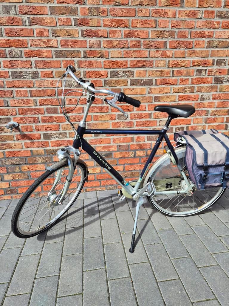 Gazelle Orange fiets met fietstassen, Fietsen en Brommers, Ophalen, Gebruikt, Gazelle