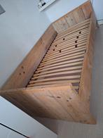 Eenpersoons bed van steigerhout 90x200 cm, Huis en Inrichting, Slaapkamer | Bedden, Ophalen