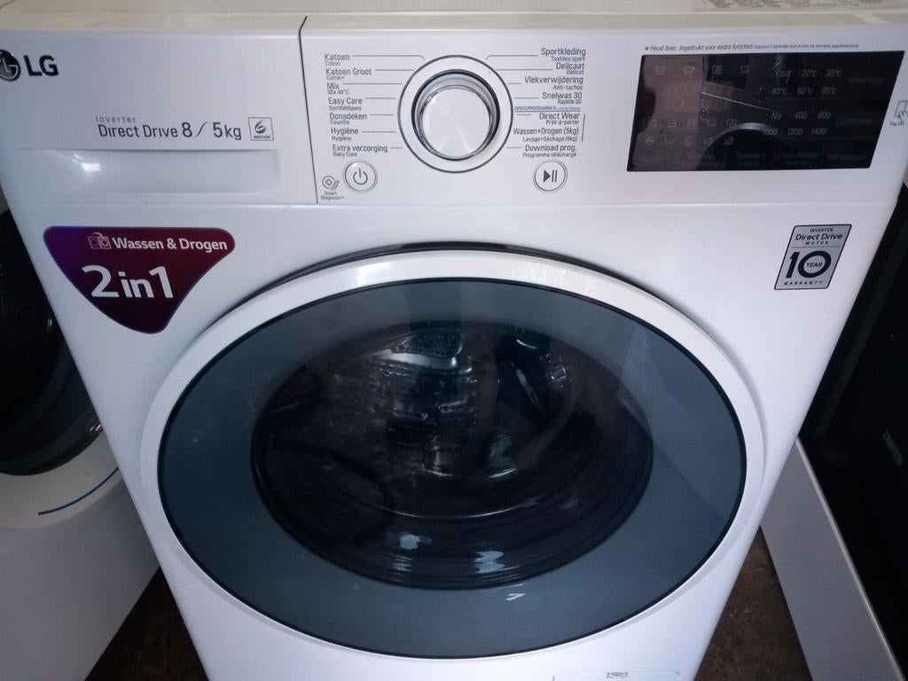 LG DIRECTDRIVE 2IN1 Was/droogcombinatie Incl.GARANTIE!, Witgoed en Apparatuur, 6 tot 8 kg, Ophalen of Verzenden, Zo goed als nieuw