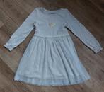 Blue Seven beige jurkje met goudglitter mt.116, Kinderen en Baby's, Kinderkleding | Maat 104, Blue seven, Meisje, Ophalen of Verzenden