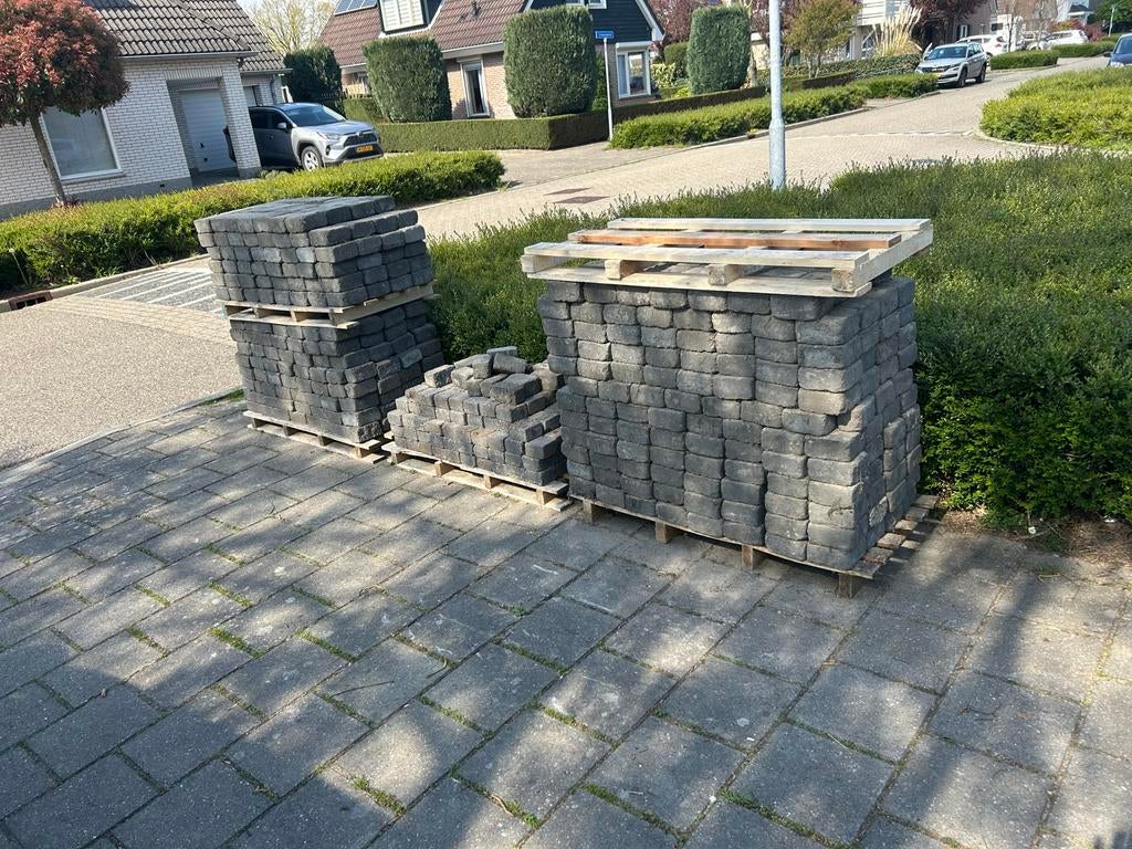 GRATIS koppelstones, Ophalen, Gebruikt, Klinkers, 10 m² of meer