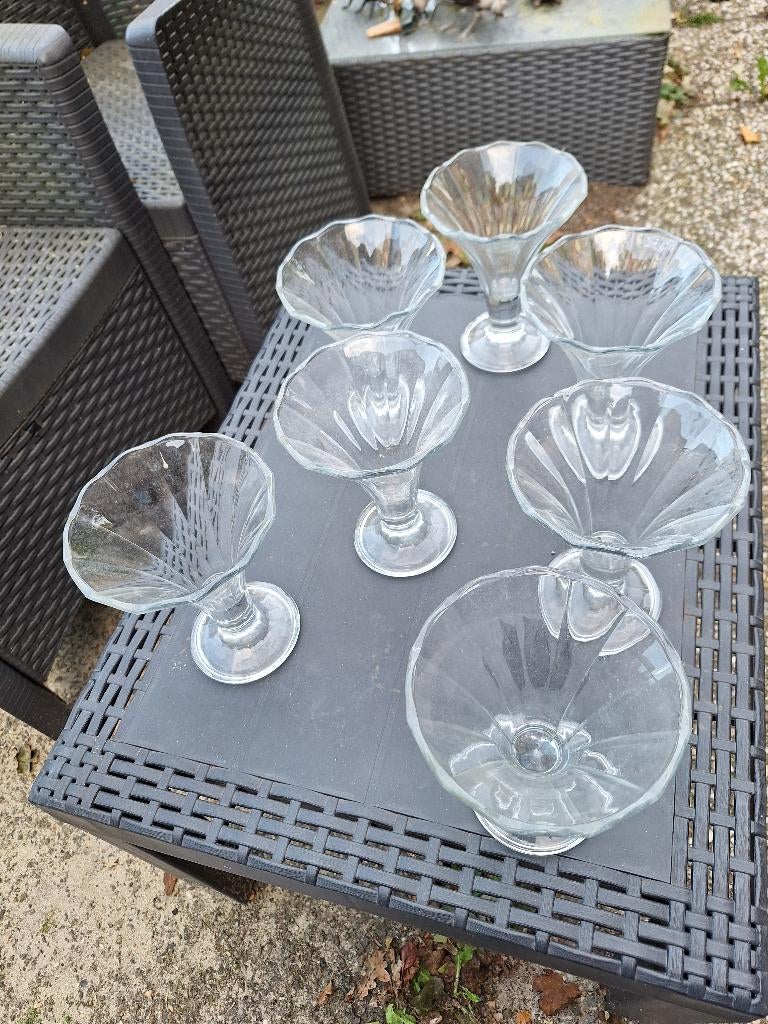 sorbet glazen, Ophalen of Verzenden, Zo goed als nieuw, Overige typen