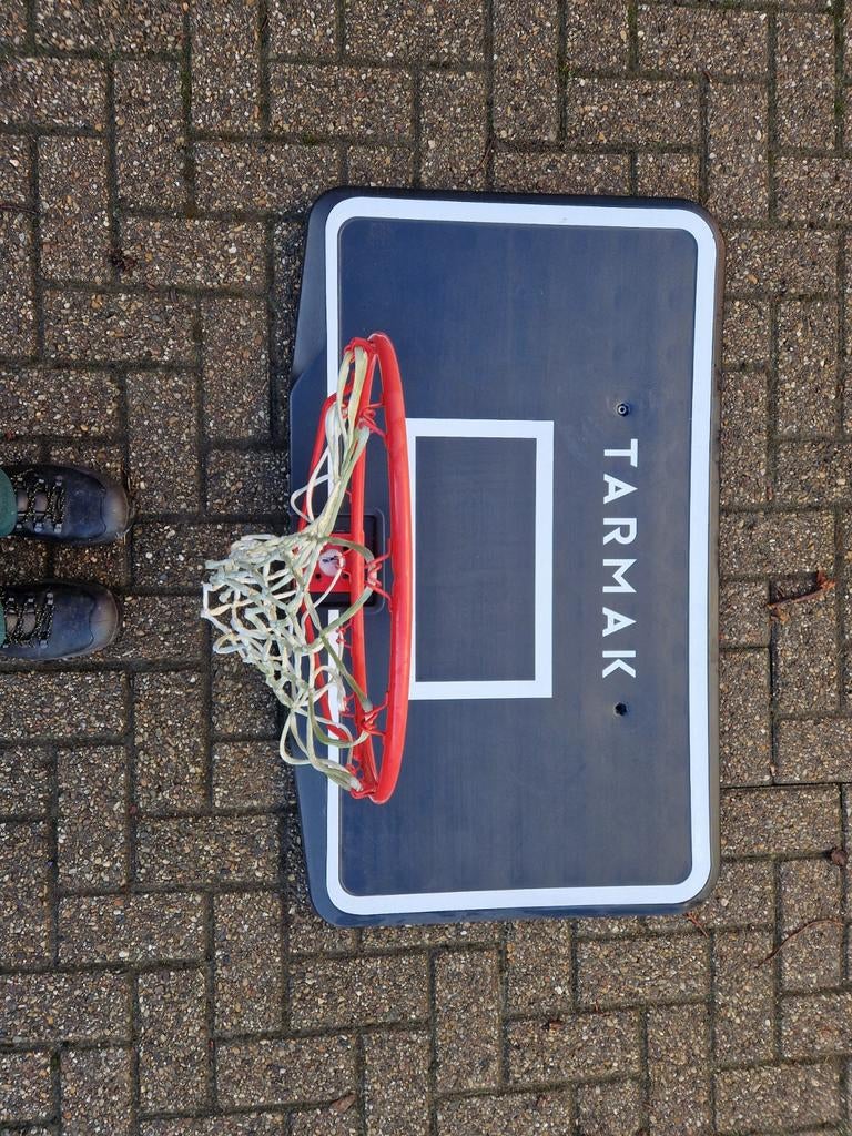 Tarmak basketbalbord met ring en net, Sport en Fitness, Basketbal, Ophalen of Verzenden, Zo goed als nieuw, Ring, Bord of Paal