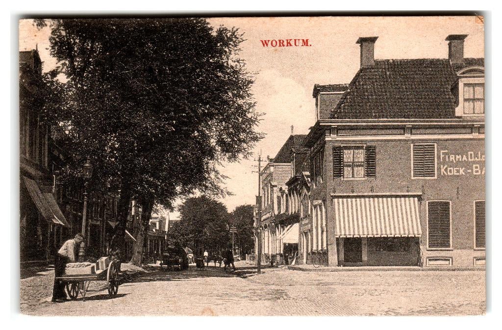 Workum, Verzenden, Voor 1920, Gelopen, Friesland