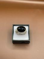 Onyx ring maat 18, Sieraden, Tassen en Uiterlijk, Ringen, 18 tot 19, Zwart, Nieuw, Ophalen of Verzenden