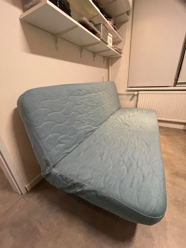 IKEA Nyhamn slaapbank met foammatras - 200x140cm, Ophalen, Tweepersoons, 140 cm, Zo goed als nieuw