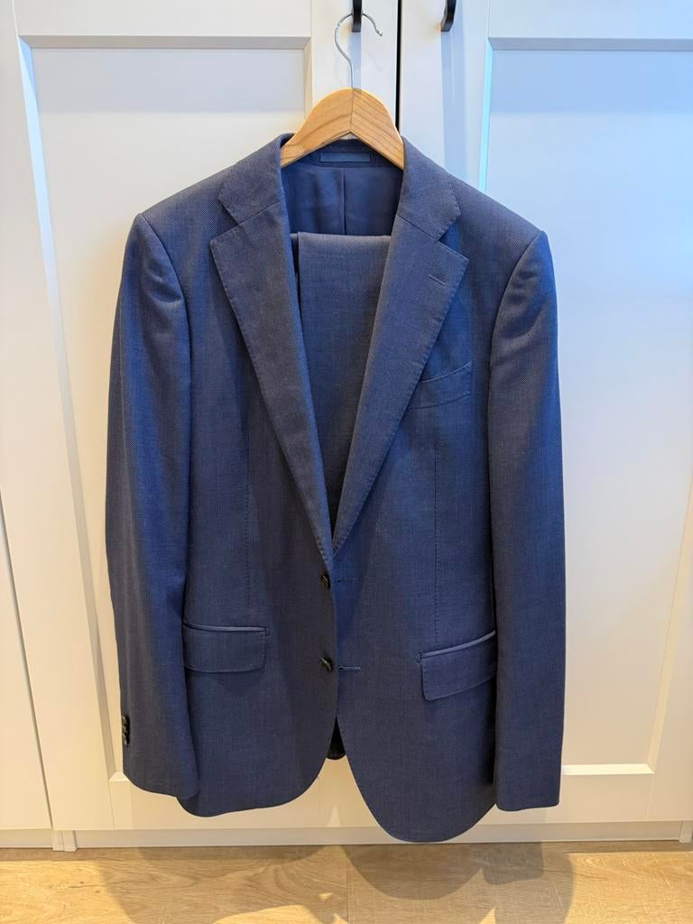 Suitsupply Pak, Kleding | Heren, Ophalen of Verzenden, Gedragen, Overige maten, Blauw