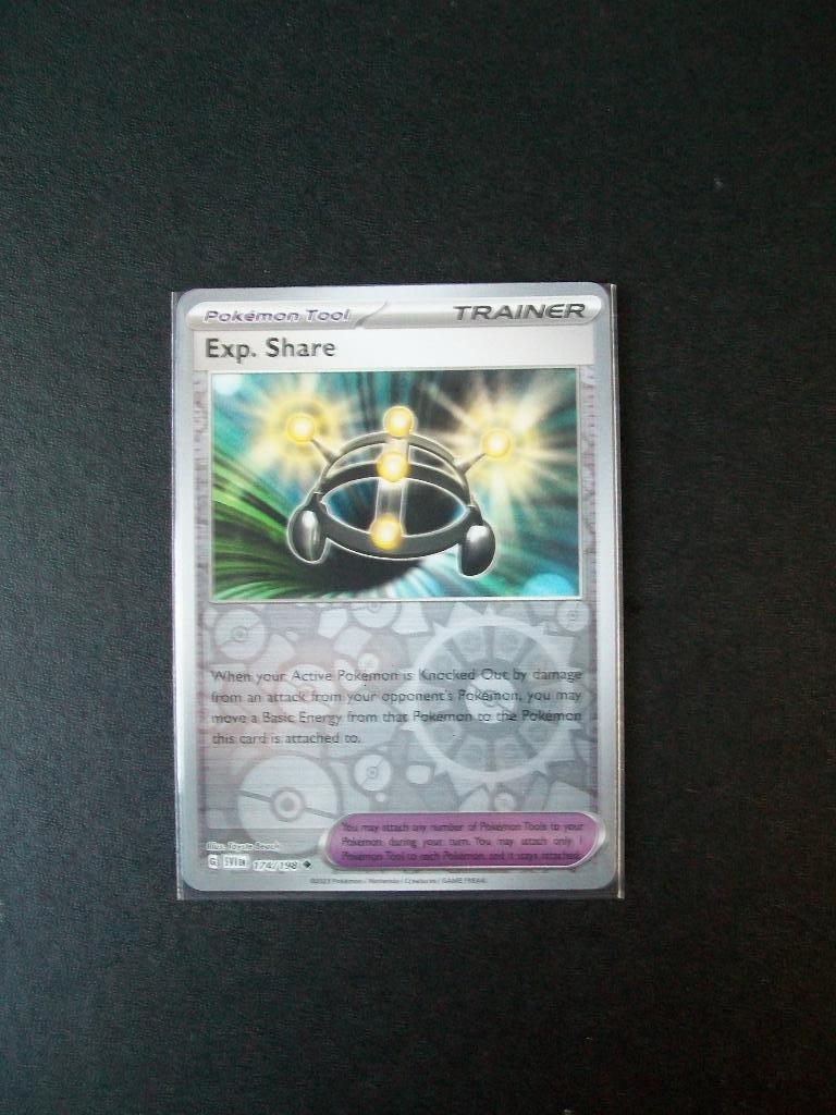 9018 Nieuwe Pokemon Kaart holofoil TRAINER EXP SHARE 174/198, Verzenden, Nieuw, Losse kaart, Foil
