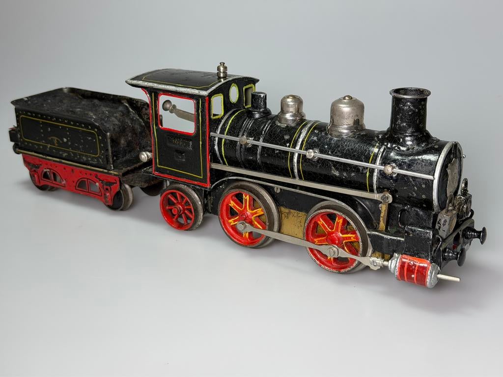 Zeer vroege Marklin D1021 locomotief spoor 1, Antiek en Kunst, Ophalen of Verzenden