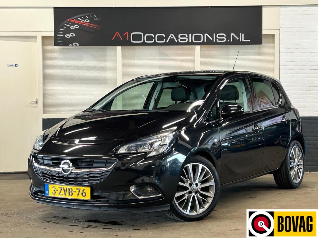 Opel Corsa 1.4 Cosmo + AUTOMAAT (bj 2015), Auto's, Opel, 1063 kg, Gebruikt, 4 cilinders, Leder en Stof