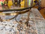 Glazen salontafel, Ophalen, Gebruikt, 100 tot 150 cm, 50 tot 100 cm