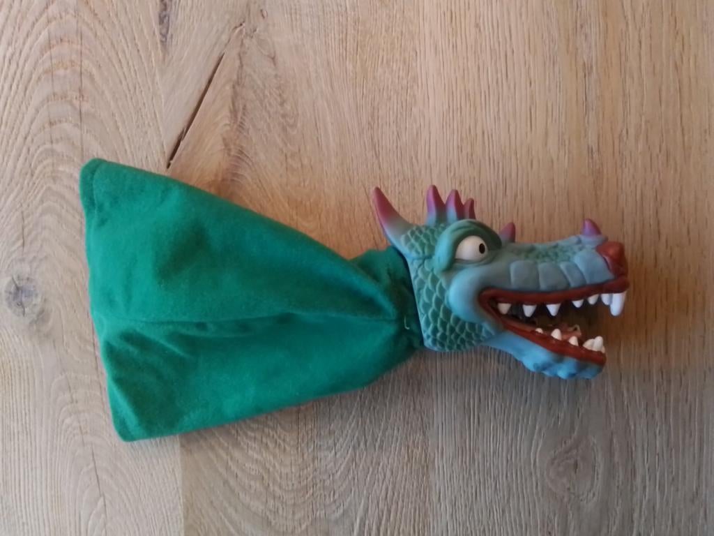 Efteling handpop draak poppenkast, Verzamelen, Efteling, Ophalen of Verzenden