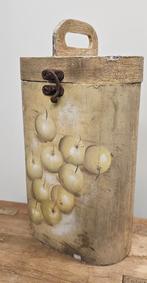 LEUKE OUDE BROCANTE HOUTEN WIJNKOFFER, Gebruikt, Ophalen of Verzenden, Minder dan 5 flessen, Minder dan 50 cm