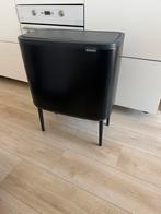Brabantia Bo Touch Bin prullenbak - Zwart, Ophalen, Gebruikt, 40 liter of meer, Metaal