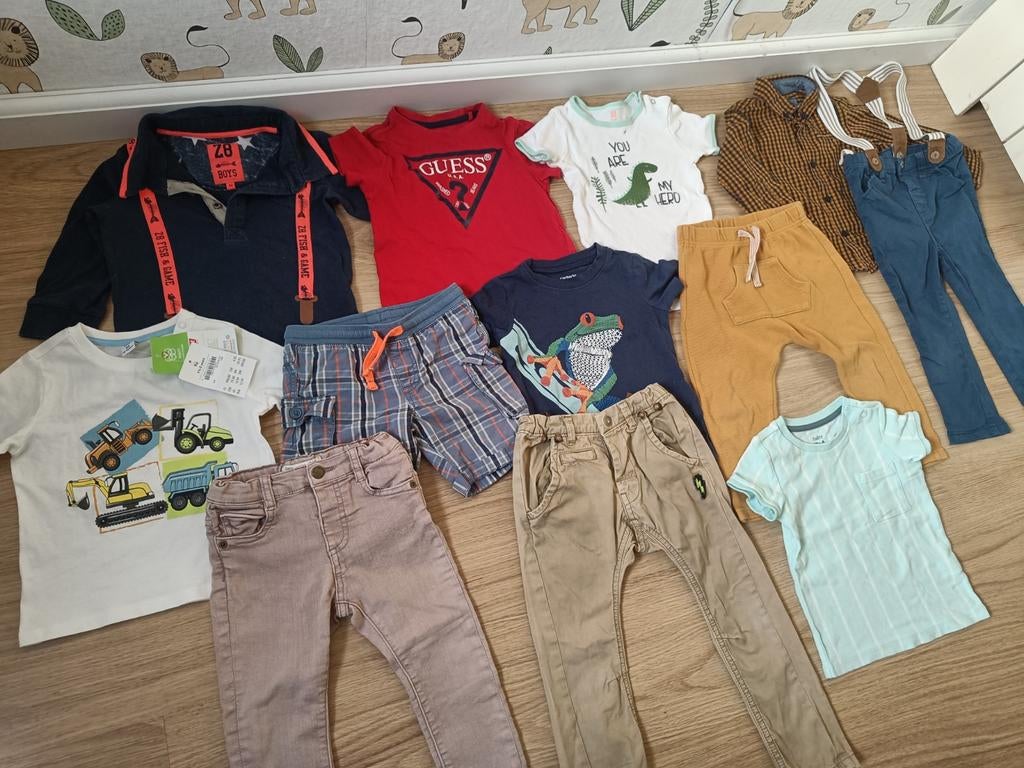 Pakket jongenskleding lente zomer maat 86 92, Kinderen en Baby's, Ophalen of Verzenden, Zo goed als nieuw, Maat 86