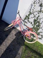 Mooie roze meisjesfiets met voordrager, Ophalen, Gebruikt, 24 inch, Handrem