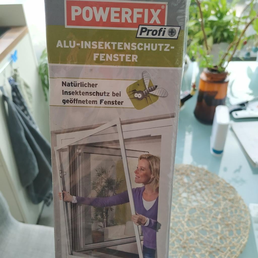 Powerfix Profi hor voor raam, wit, max. 130x150 cm, Doe-het-zelf en Verbouw, Deuren en Horren, Ophalen, Overige typen, Minder dan 200 cm