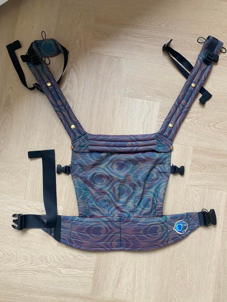 Artipoppe Zeitgeist - Argus Azure, Kinderen en Baby's, Babydragers en Draagdoeken, Buik of Rug, Zo goed als nieuw, Draagzak, Ophalen