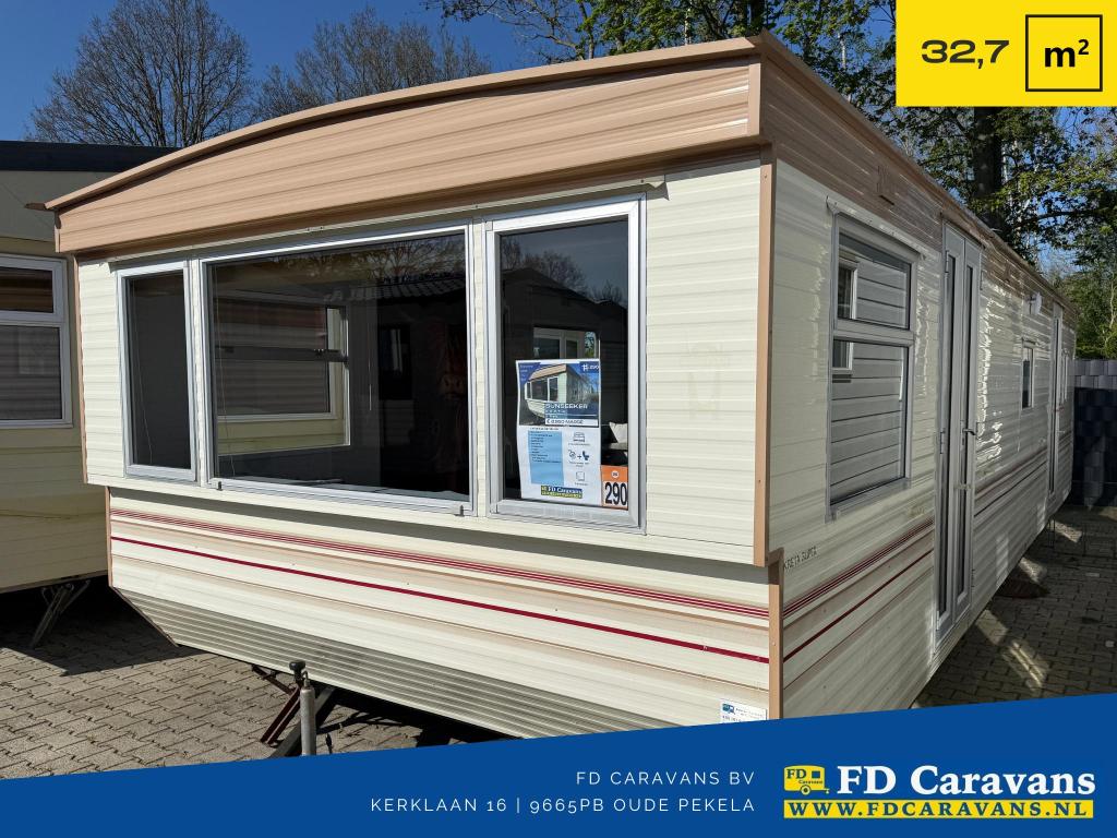 Sunseeker Kreta 9.90x3.30 2 Slpk Incl. Transport, Tot en met 4